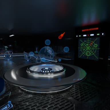 Blender Scene - Control Room preview 1