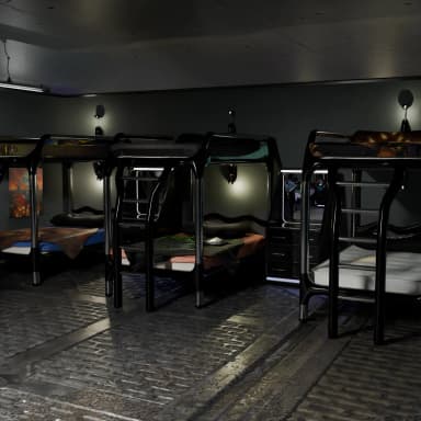 Blender Scene - Dormitory preview 3